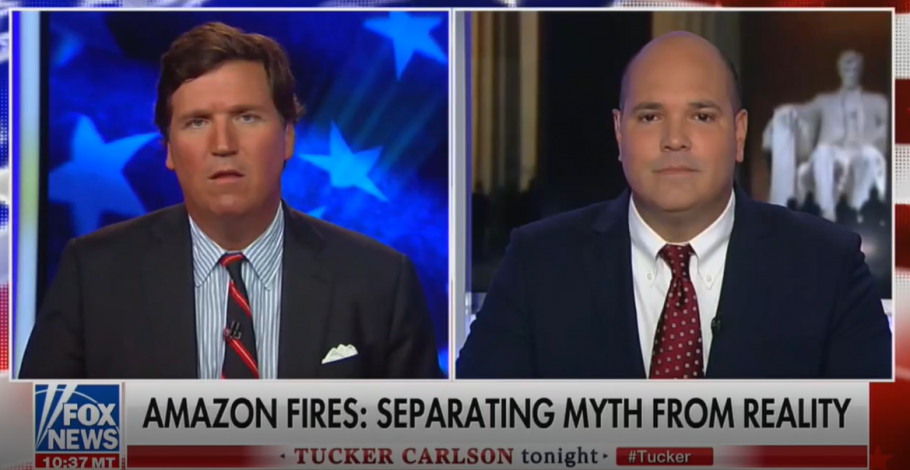 Daniel Turner Joins Tucker Carlson to Discuss Liberals’ Misleading Narrative on the Amazon Fires
