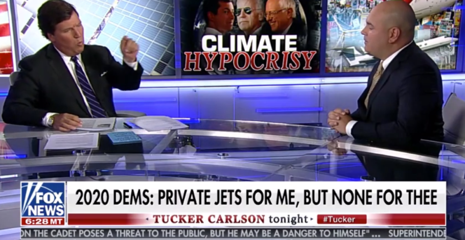 Daniel Turner Bashes Private Plane Hypocrisy on Tucker Carlson