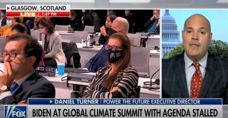 Daniel Turner joins Fox News to Discuss COP26