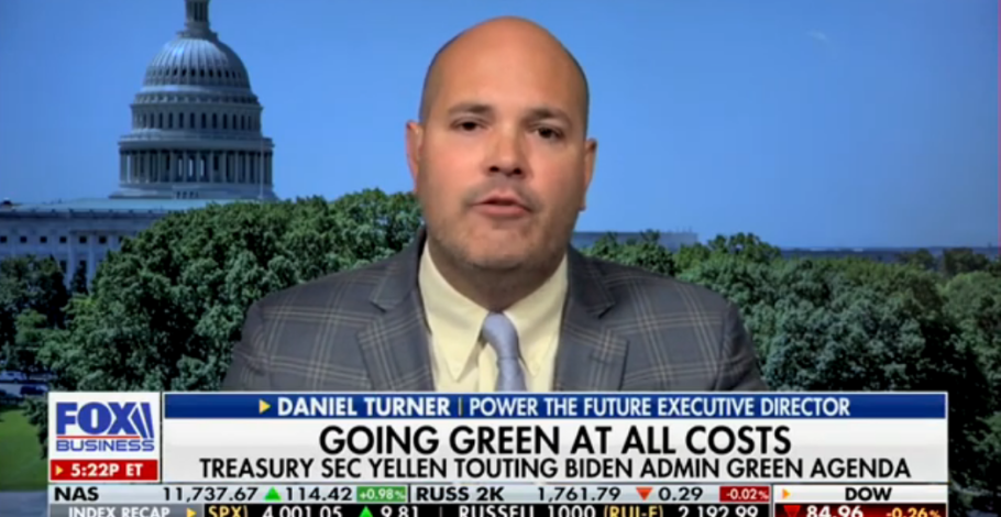 Daniel Turner Joins Fox Business Tonight to Discuss Biden’s Failures on American Energy