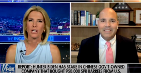 Daniel Turner Joins the Ingraham Angle to Discuss Biden’s Sale of American Oil Reserves to China