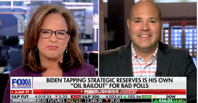 Daniel Turner Joins Fox Business to Discuss the Bad Deal Tax Payers Are Getting on the SPR