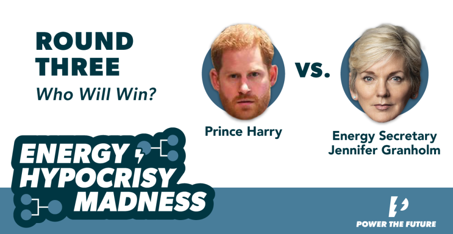 Energy Hypocrisy Madness: Prince Harry vs. Secretary Jennifer Granholm