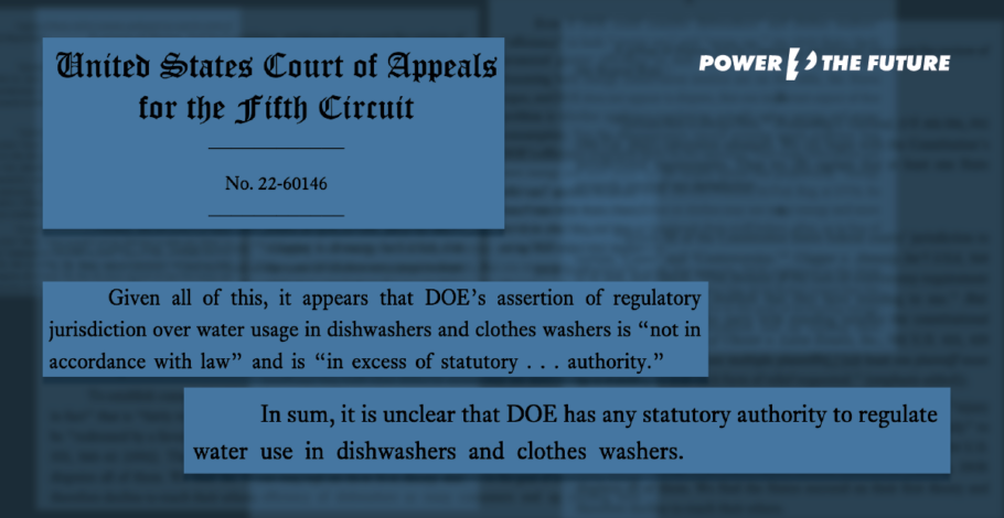 Federal Court Stops Biden Administration Regulations on Dishwashers and Washing Machines