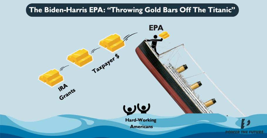 Lame Duck Watch: EPA Caught Desperately Pushing Out Billions to Green Groups